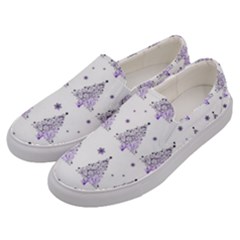 Christmas Tree - Pattern Men s Canvas Slip Ons