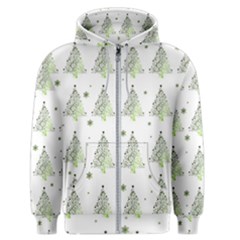 Christmas Tree - Pattern Men s Zipper Hoodie by Valentinaart