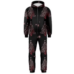 Christmas Tree - Pattern Hooded Jumpsuit (men) 