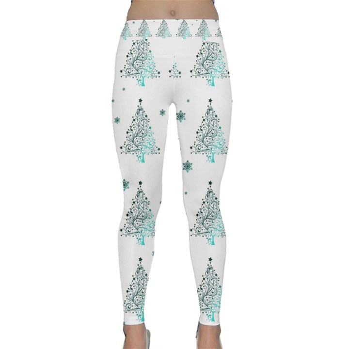 Christmas tree - pattern Classic Yoga Leggings