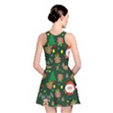 Santa and Rudolph pattern Reversible Skater Dress View2