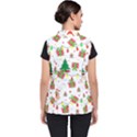 Santa and Rudolph pattern Women s Puffer Vest View2