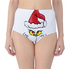 Grinch High-waist Bikini Bottoms by Valentinaart