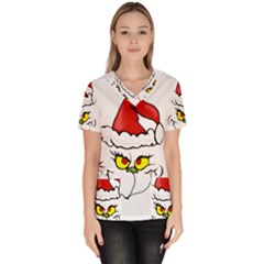 Grinch Scrub Top by Valentinaart