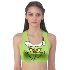 Grinch Sports Bra by Valentinaart