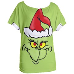 Grinch Women s Oversized Tee by Valentinaart