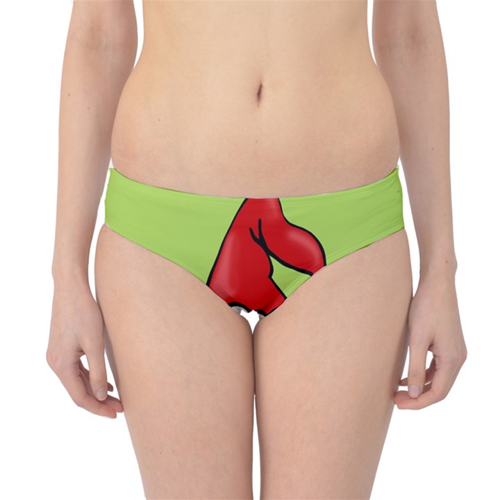 Grinch Hipster Bikini Bottoms