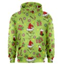 Grinch pattern Men s Pullover Hoodie View1