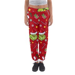 Grinch Pattern Women s Jogger Sweatpants by Valentinaart