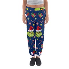 Grinch Pattern Women s Jogger Sweatpants by Valentinaart