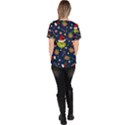 Grinch pattern Scrub Top View4