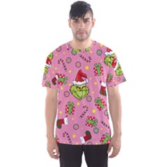 Grinch pattern Men s Sports Mesh Tee