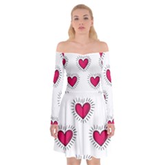 All Cards 09 Off Shoulder Skater Dress