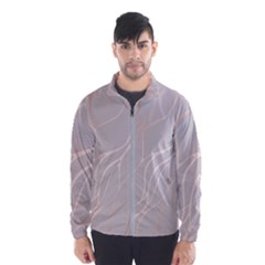 Rose Gold, Wave,beautiful,feminine,chic,elegant,metallic,modren,wedding,pink,trendy Wind Breaker (men) by NouveauDesign