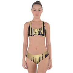 Drip Cold Criss Cross Bikini Set by NouveauDesign