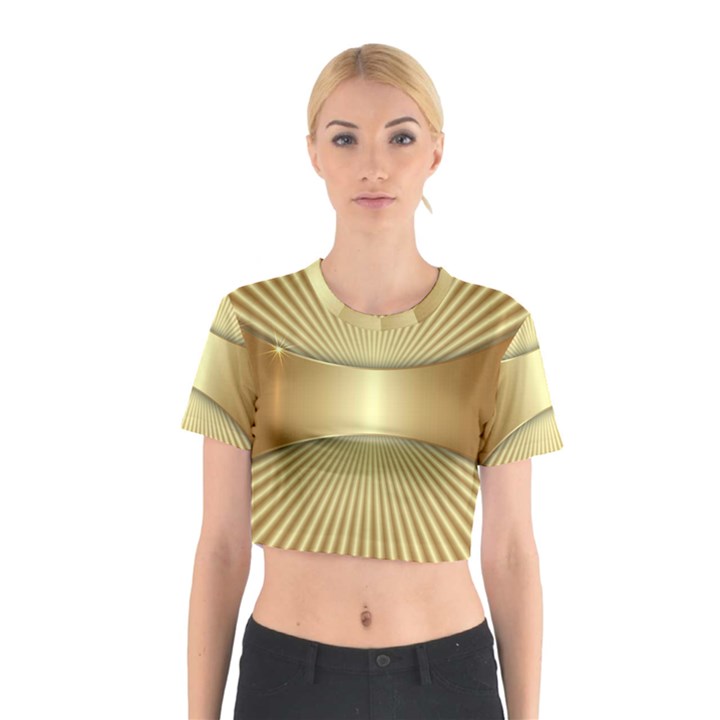 Gold8 Cotton Crop Top