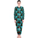 Dark Cyan Xmas Reggae OnePiece Jumpsuit (Ladies) View1