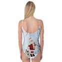 Santa Claus With Funny Penguin Camisole Leotard  View2