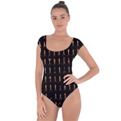 85 Oscars Short Sleeve Leotard  by Celenk