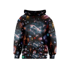 Galaxy Nebula Kids  Pullover Hoodie by Celenk