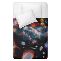 Galaxy Nebula Duvet Cover Double Side (single Size) by Celenk