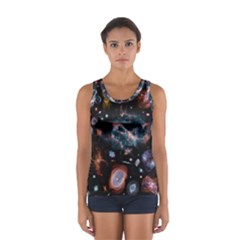 Galaxy Nebula Sport Tank Top  by Celenk