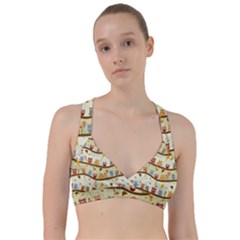 Autumn Owls Pattern Sweetheart Sports Bra by Celenk