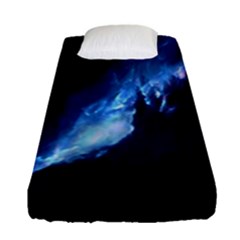 Nebula Fitted Sheet (single Size) by Celenk