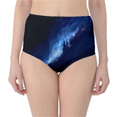 Nebula High-waist Bikini Bottoms by Celenk