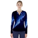 Nebula V-Neck Long Sleeve Top View1