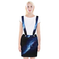 Nebula Braces Suspender Skirt by Celenk