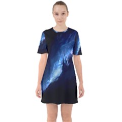 Nebula Sixties Short Sleeve Mini Dress