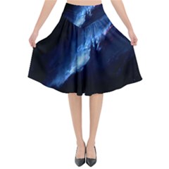 Nebula Flared Midi Skirt