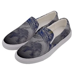 A Sky View Of Earth Men s Canvas Slip Ons