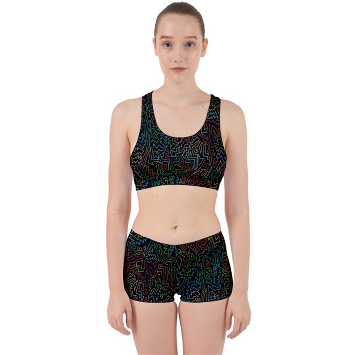 Zigs And Zags Work It Out Sports Bra Set