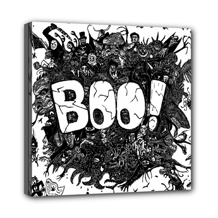 Monster Art Boo! Boo2 Mini Canvas 8  x 8 