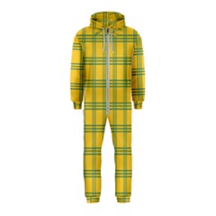 Green Stripes Hooded Jumpsuit (kids)