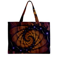 An Emperor Scorpion s 1001 Fractal Spiral Stingers Zipper Mini Tote Bag by jayaprime