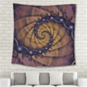 An Emperor Scorpion s 1001 Fractal Spiral Stingers Square Tapestry (Large) View2