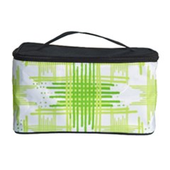 Intersecting Lines Pattern Cosmetic Storage Case by dflcprints