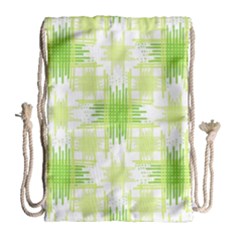 Intersecting Lines Pattern Drawstring Bag (large) by dflcprints