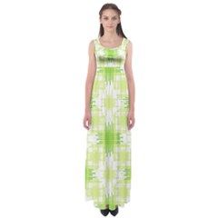 Intersecting Lines Pattern Empire Waist Maxi Dress by dflcprints