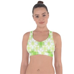 Intersecting Lines Pattern Cross String Back Sports Bra