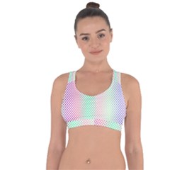 Pattern Cross String Back Sports Bra