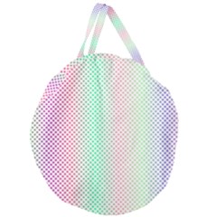 Pattern Giant Round Zipper Tote