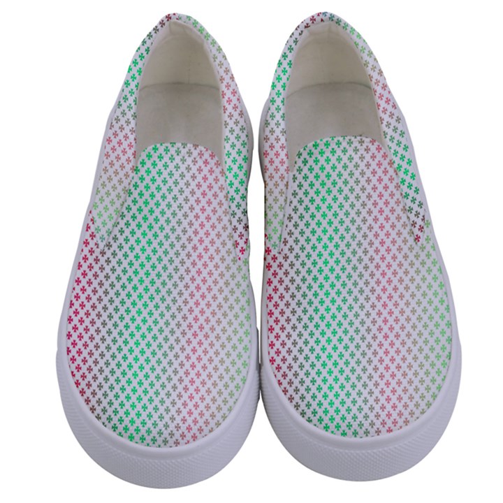 Pattern Kids  Canvas Slip Ons