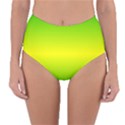 Pattern Reversible High-Waist Bikini Bottoms View1