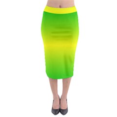 Pattern Midi Pencil Skirt by gasi