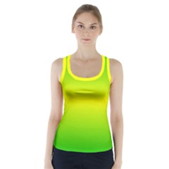 Pattern Racer Back Sports Top by gasi