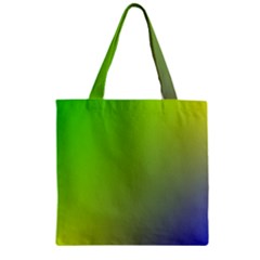 Pattern Zipper Grocery Tote Bag